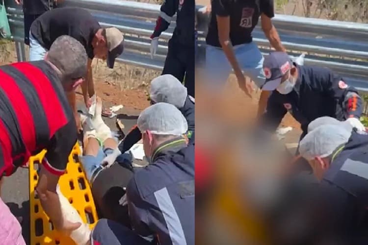 Apresentador César Filho sofre grave acidente de moto e passa por cirurgia