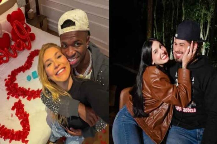 Virginia e Vini Jr / Ana Castela e Zé Felipe - Reprodução: Instagram