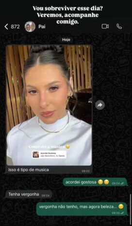 Ana Castela dá resposta afiada ao pai - Reprodução: Instagram