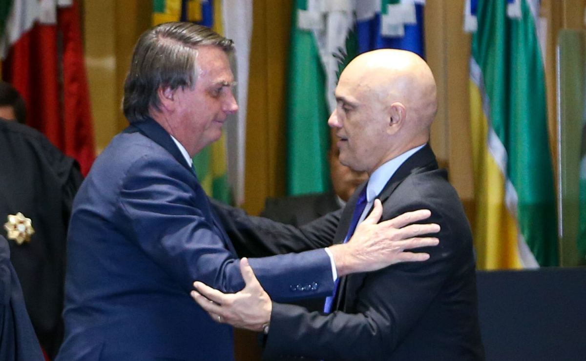 Jair Messias Bolsonaro e Alexandre de Moraes Jair Messias Bolsonaro e Alexandre de Moraes