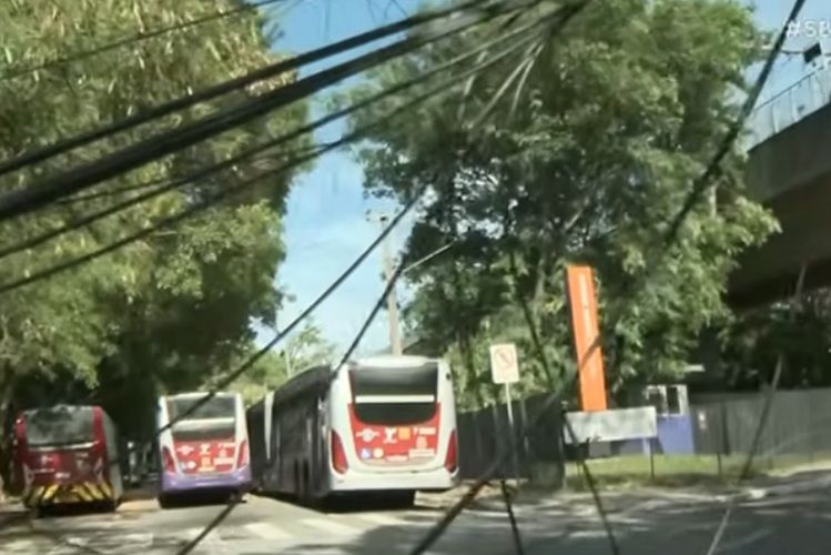 Apagão em São Paulo Apagão em São Paulo (Foto: Reprodução/ SBT)