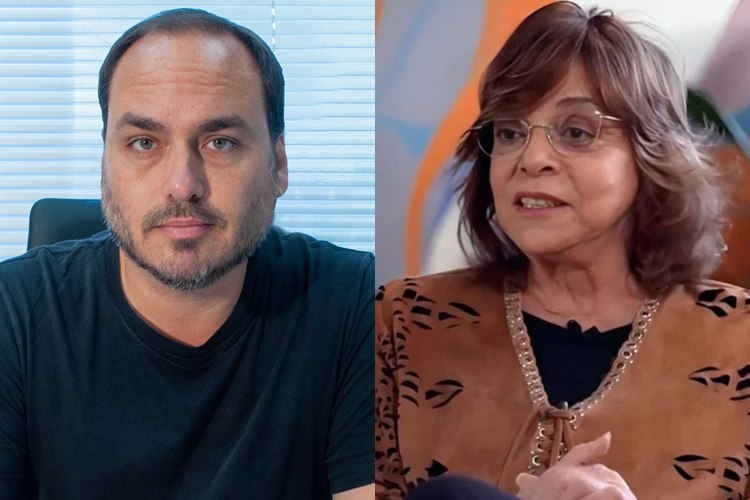 Carlos Bolsonaro lamenta morte e envia mensagem para Glória Perez: “momento tão difícil”