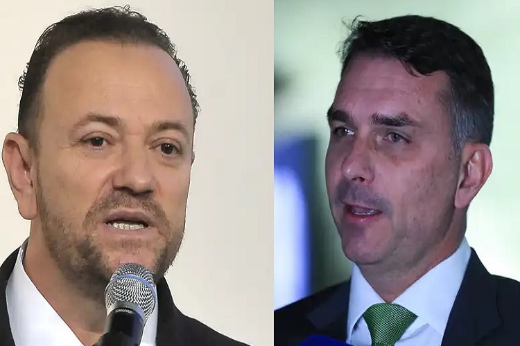 Edinho Silva e Flávio Bolsonaro (Foto: Montagem/Agência Brasil)