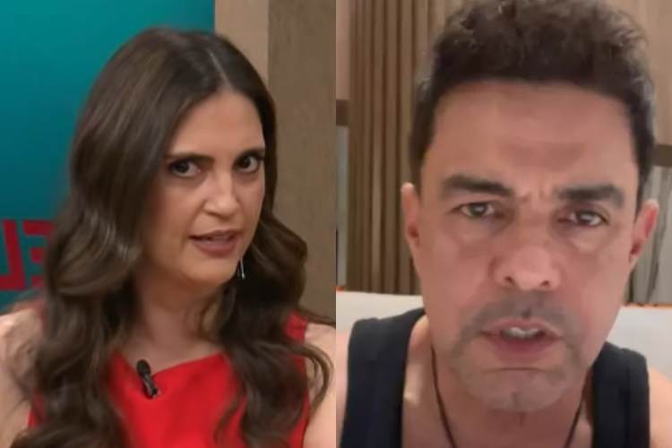 Chris Flores e Zezé Di Camargo