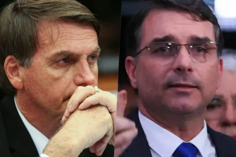 Flávio visita Bolsonaro e diz que o pai está “angustiado”