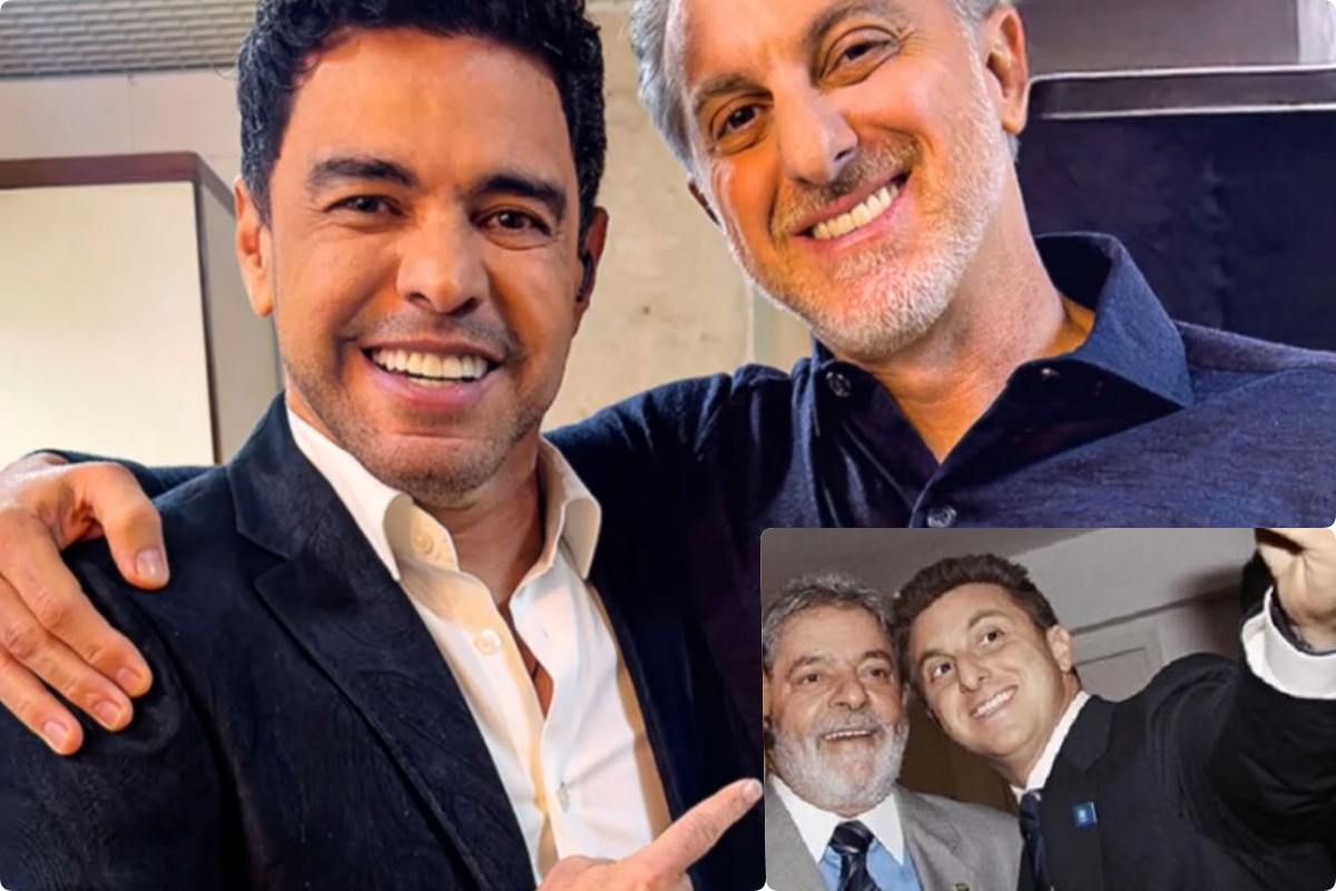 Zezé Di Camargo, Luciano Huck e Luiz Inácio Lula da Silva