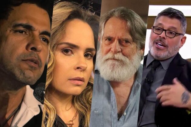 Zez&eacute; Di Camargo, Ana Paula Renault, Z&eacute; de Abreu e Alexandre Frota