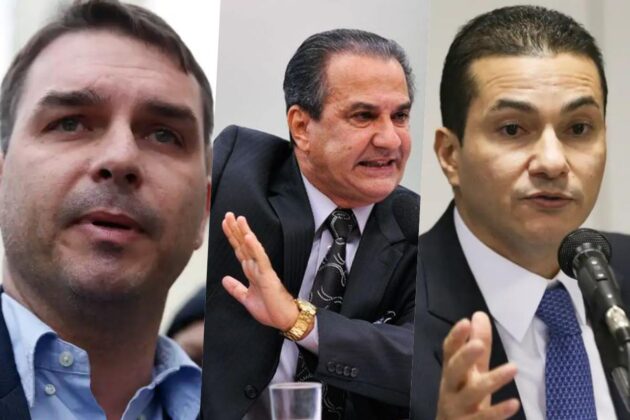 Fl&aacute;vio, Silas Malafaia e Marcos Pereira