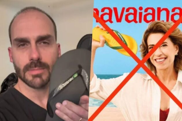 Eduardo Bolsonaro e Fernanda Torres