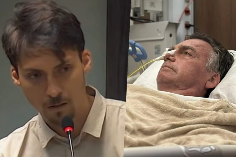 Jair Renan revela que foi impedido de ver Bolsonaro no hospital: “Maldade”