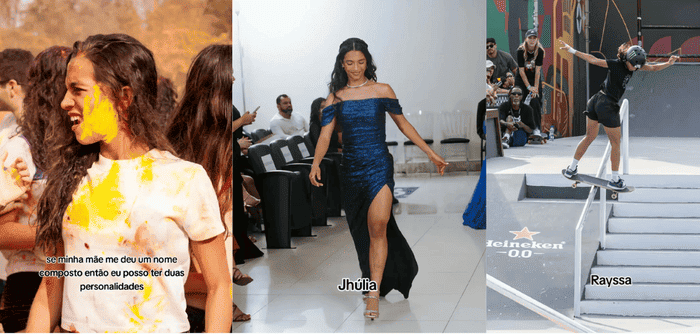 Rayssa Leal fazendo trend no Tiktok Rayssa Leal fazendo trend no Tiktok