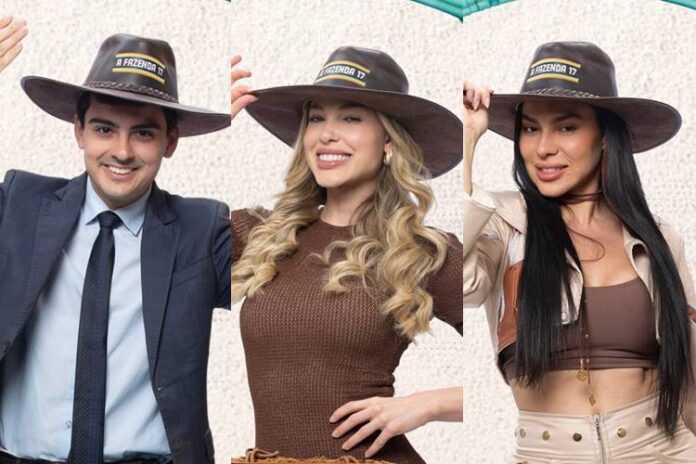 Dudu, Saory e Tamires - 12ª Roça Formada - A Fazenda 17