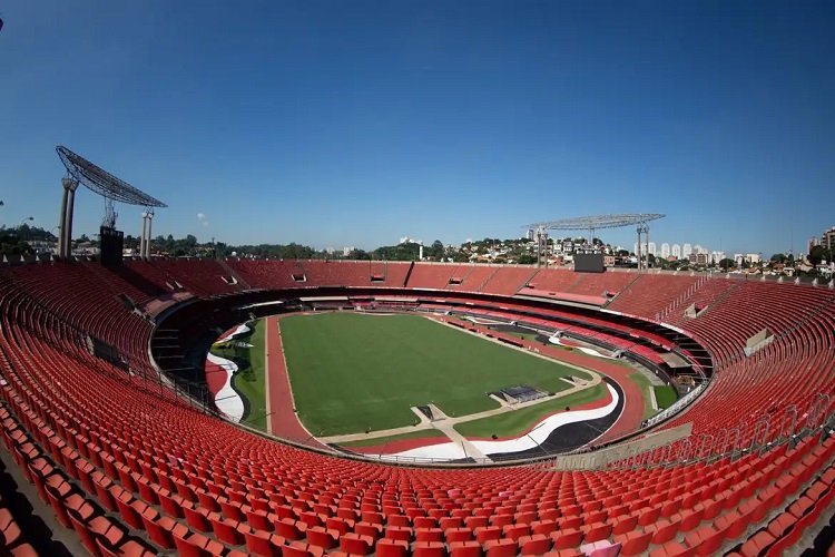 Estádio do São Paulo, o Morumbi (Foto: Reprodução Twitter/Bangu Atlético Clube) Estádio do São Paulo, o Morumbi (Foto: Reprodução Twitter/Bangu Atlético Clube)
