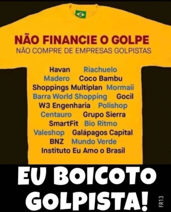 Boicote a Empresas Bolsonaristas