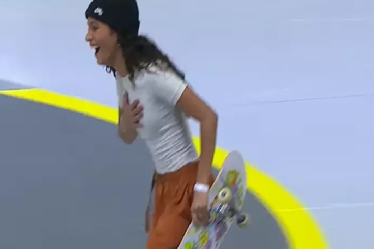 Rayssa Leal (Foto: Reprodução/SLS) Rayssa Leal (Foto: Reprodução/SLS)