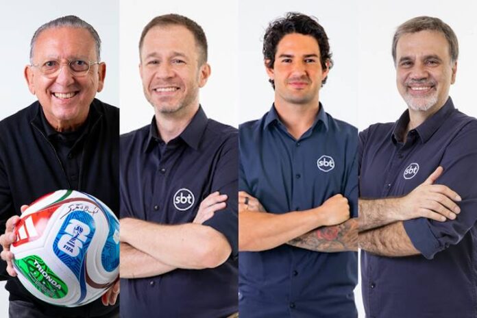 Galvão Bueno - Tiago Leifert - Alexandre Pato - Mauro Beting Galvão Bueno - Tiago Leifert - Alexandre Pato - Mauro Beting