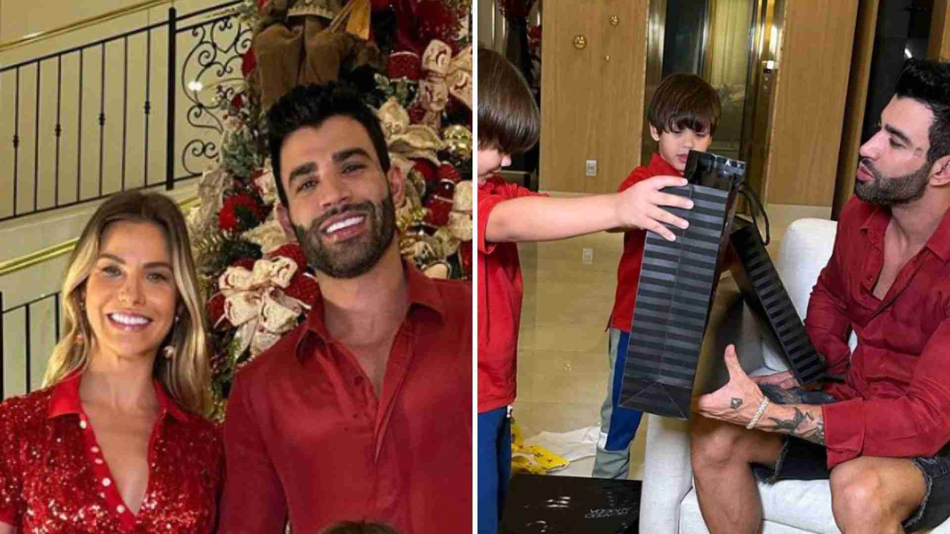Gusttavo Lima, Andressa Suita e filhos