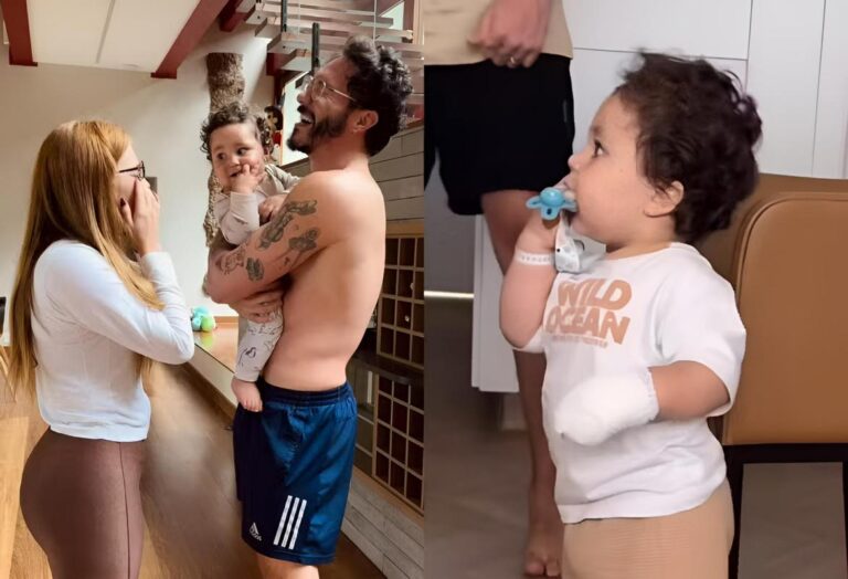 Filho de Viih Tube e Eliezer, sofre queimadura de 2º grau