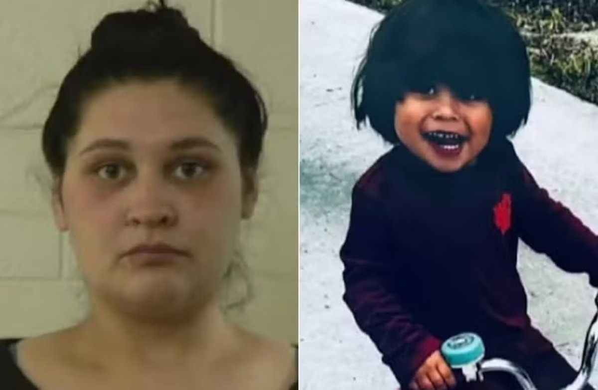 Raven Louise Broniecki e o filho, Keith Richard Raven Louise Broniecki e o filho, Keith Richard