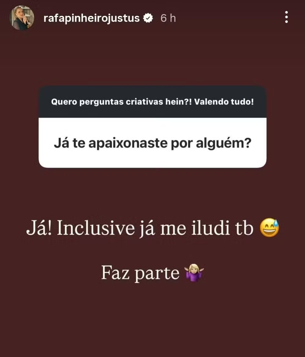 Rafa Justus stories. 