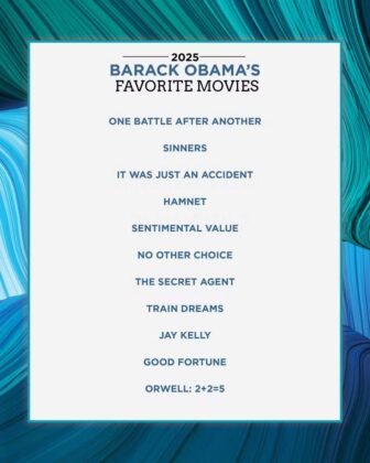 Filmes favoritos de Barack Obama em 2025