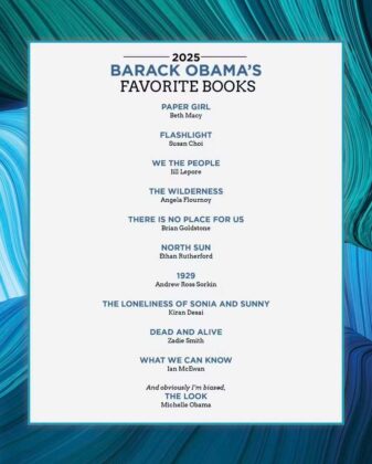 Livros favoritos de Barack Obama em 2025