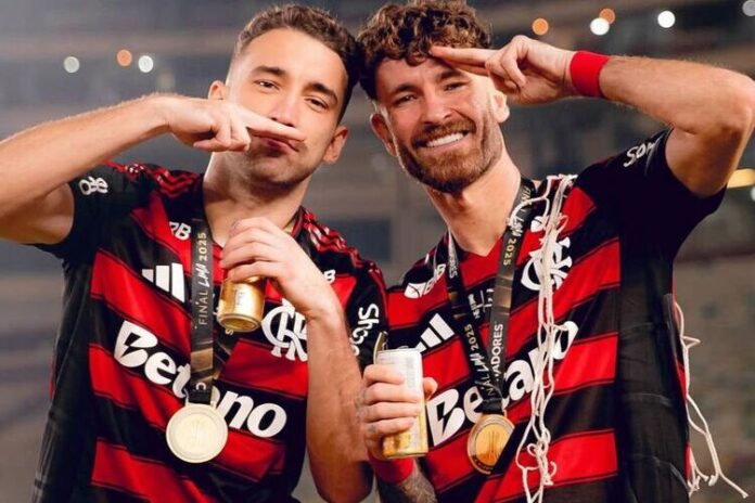 Jogadores do Flamengo (Fonte: Instagram) Jogadores do Flamengo (Fonte: Instagram)