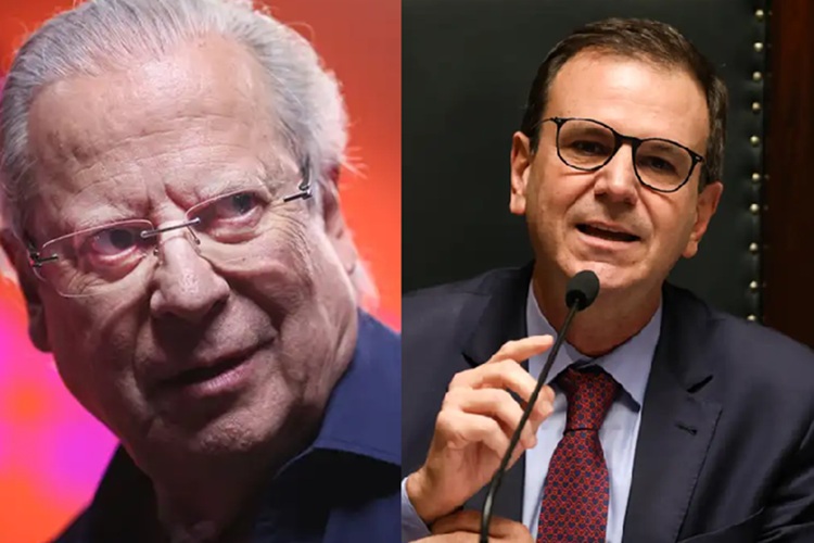 José Dirceu e Eduardo Paes (Fotos (respec.): Paulo Pinto/ Tomaz Silva/ Agência Brasil/ Colagem Area Vip)