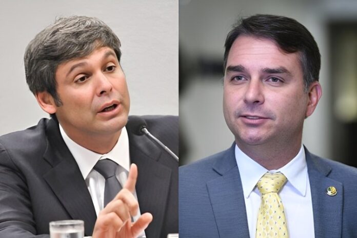 Lindbergh Farias e Flávio Bolsonaro - Foto: Agencia Brasil/Gov