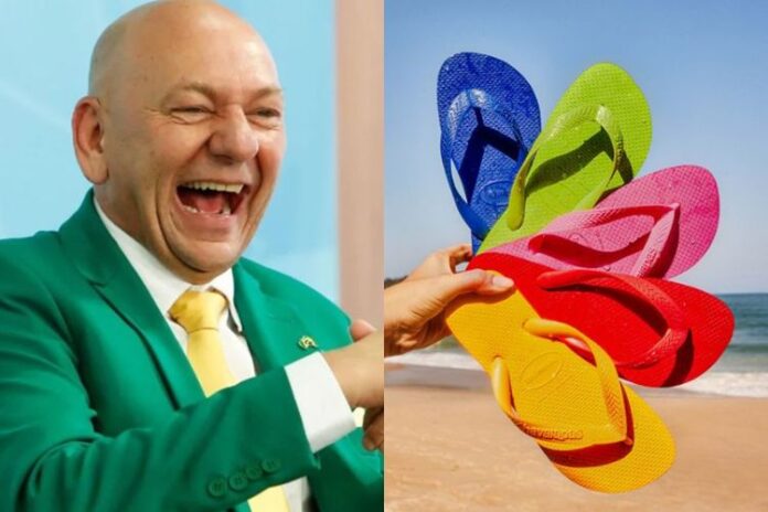 Luciano Hang e Havaianas - Foto: Instagram