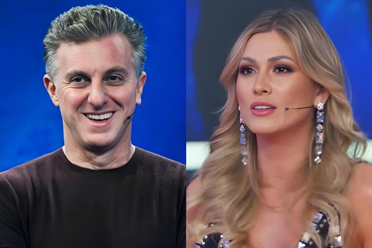 Lívia Andrade ‘mostra demais’ e deixa Luciano Huck constrangido no ‘Domingão’
