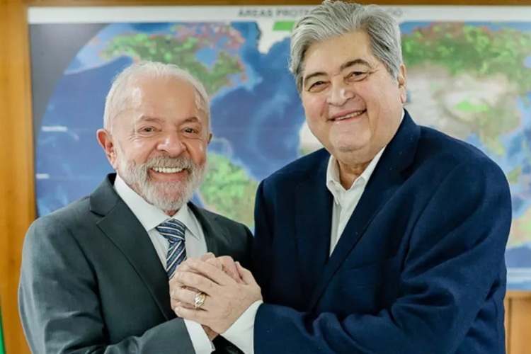 Lula e Datena (Foto: Ricardo Stuckert/ PR)