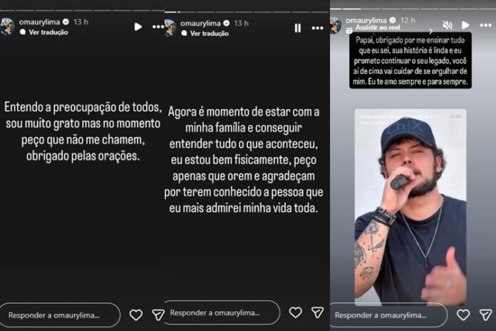 Maury Lima Maury Lima - Foto: Instagram/Stories