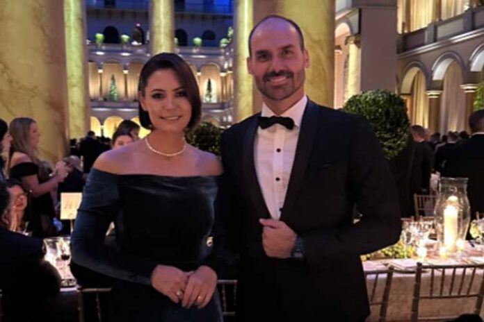 Michelle e Eduardo Bolsonaro