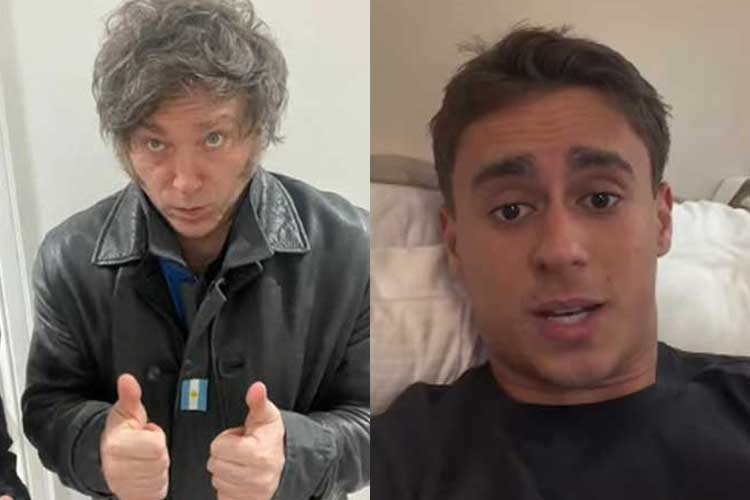 Nikolas Ferreira compartilha vídeo de Milei chamando esquerdistas de ‘merda’