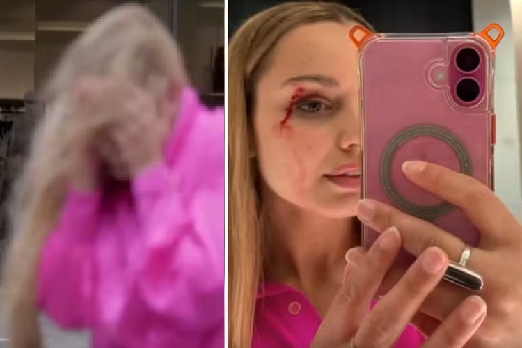 Jornalista é atacada Jornalista é atacada (Foto: Reprodução)