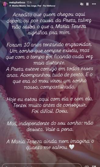 Post da Malu Barbosa Post da Malu Barbosa