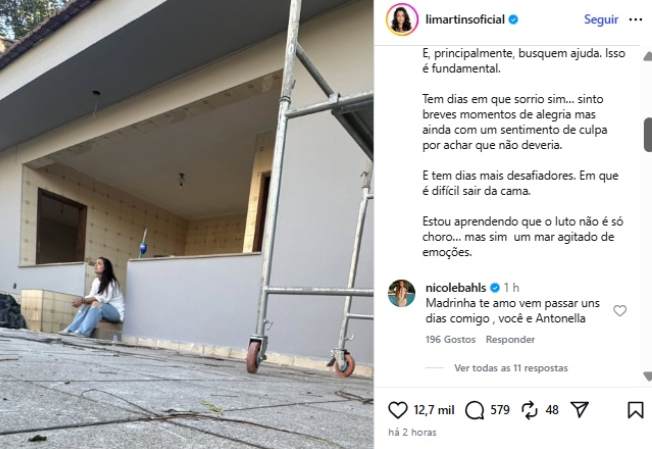 Post da Nicole Bahls e Li Martins