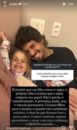Post da Poliana Rocha Post da Poliana Rocha (Reprodução: Instagram)