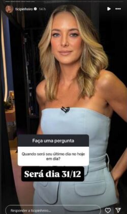 Ticiane Pinheiro expõe a verdade sobre sua saída da Record: "É claro