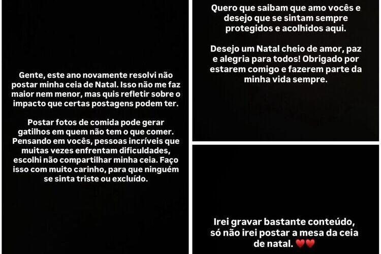 Publicação de Rico Melquiades (Fonte: Instagram)