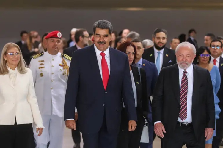 Lula e Maduro (Foto: Antônio Cruz/Agência Brasil)