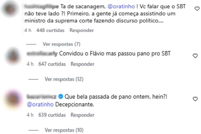 Ratinho comentários