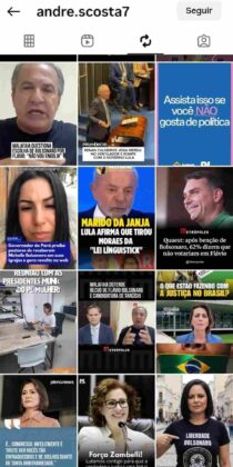 Coronel Andr&eacute; Costa, assessor de Michelle Bolsonaro, repostou mat&eacute;rias cr&iacute;ticas ao senador F&aacute;vio Bolsonaro