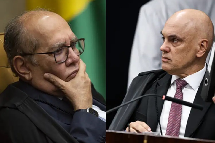 GIlmar Mendes e Alexandre de Moraes GIlmar Mendes e Alexandre de Moraes (Foto: Marcelo Camargo/ Agência Brasil)
