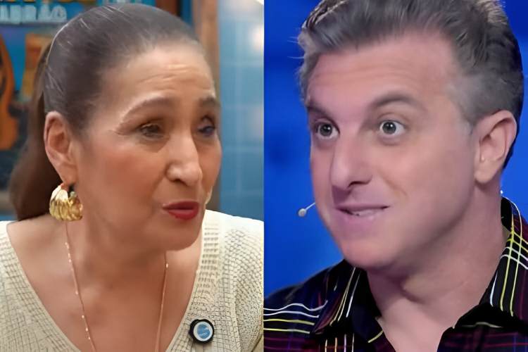 Sonia Abrão e Luciano Huck