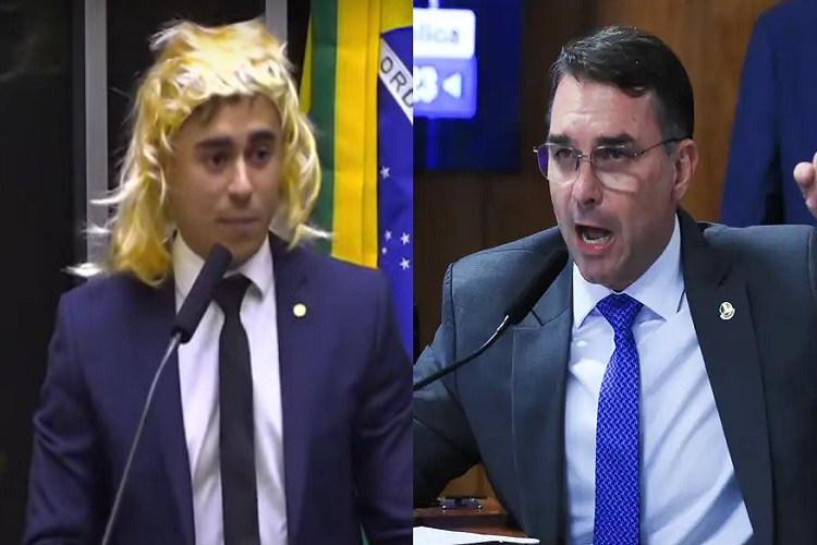Nikolas Ferreira declina de convite feito por Flávio Bolsonaro: ”Não”
