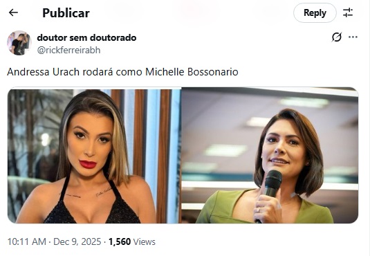 Internautas fazem piada sobre elenco do filme de Bolsonaro (Foto: Reprodução) Internautas fazem piada sobre elenco do filme de Bolsonaro (Foto: Reprodução)