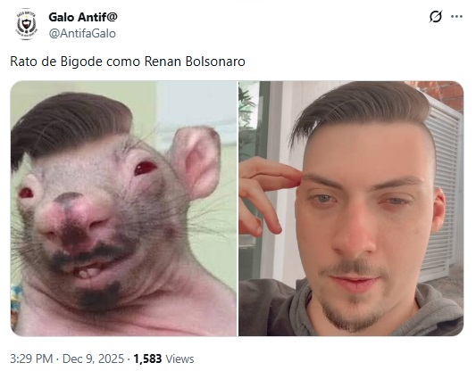 Web faz piada com elenco do filme de Bolsonaro (Foto: X) Web faz piada com elenco do filme de Bolsonaro (Foto: X)