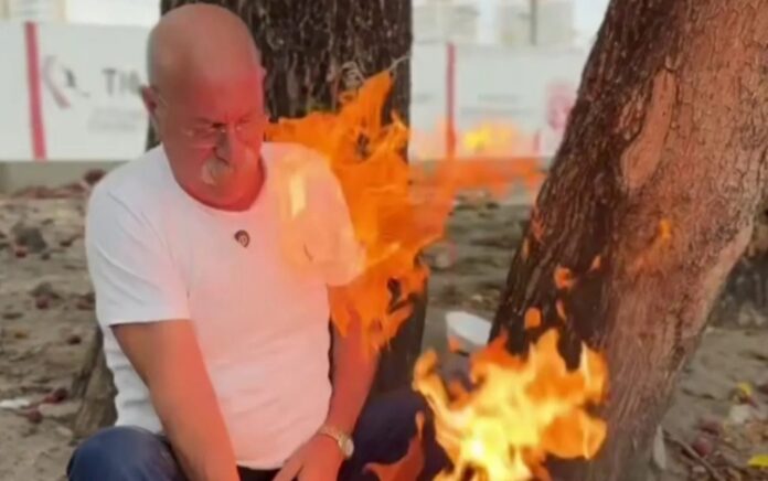 O vereador de Fortaleza Inspetor Alberto (PL) publicou vídeo nas redes sociais convocando boicote à marca Havaianas após campanha publicitária - Reprodução: Instagram